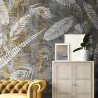 MinimalisticDecor.com-Magnolia Leaves Magic Wallpaper Mural