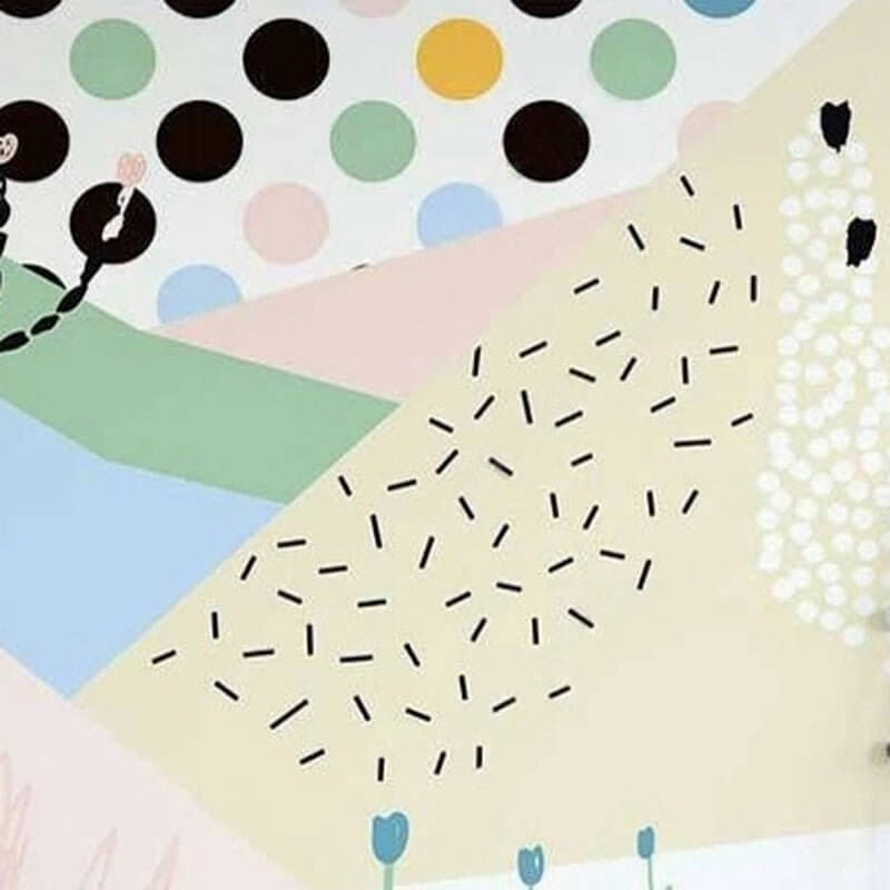 MinimalisticDecor.com-Majestic Mountains and Plants Nursery Wallpaper