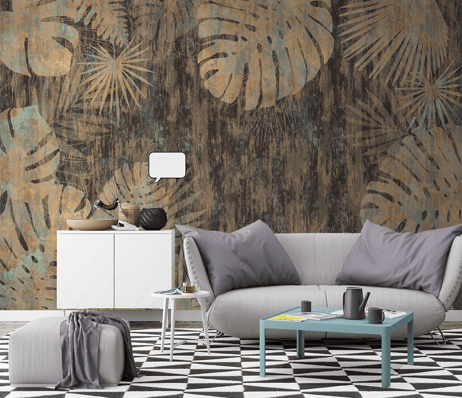 MinimalisticDecor.com-Maple Leaf Wallpaper Murals: Stunning Nature-inspired Décor