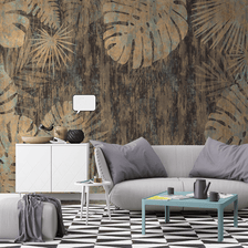 MinimalisticDecor.com-Maple Leaf Wallpaper Murals: Stunning Nature-inspired Décor