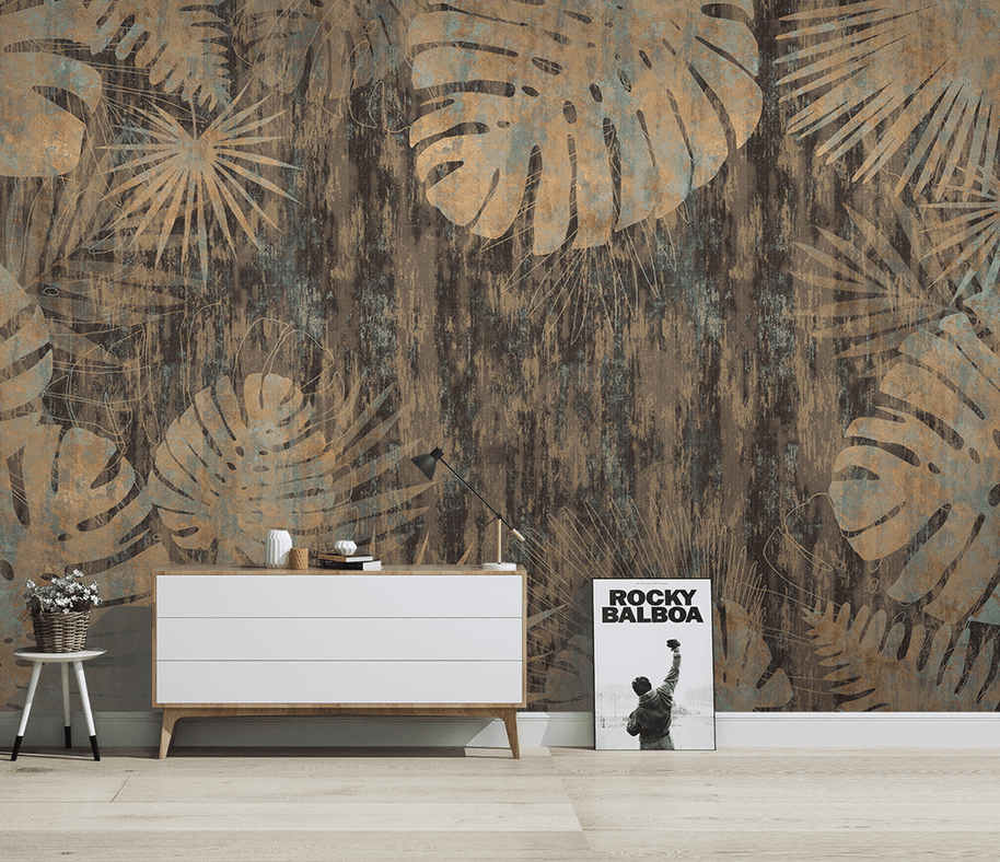 MinimalisticDecor.com-Maple Leaf Wallpaper Murals: Stunning Nature-inspired Décor