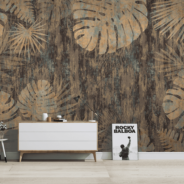 MinimalisticDecor.com-Maple Leaf Wallpaper Murals: Stunning Nature-inspired Décor