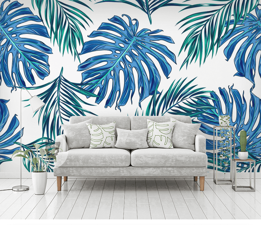 MinimalisticDecor.com-Maple Leaf Wallpaper Murals: Stunning Wall Decor