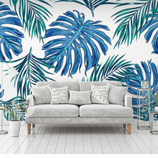 MinimalisticDecor.com-Maple Leaf Wallpaper Murals: Stunning Wall Decor