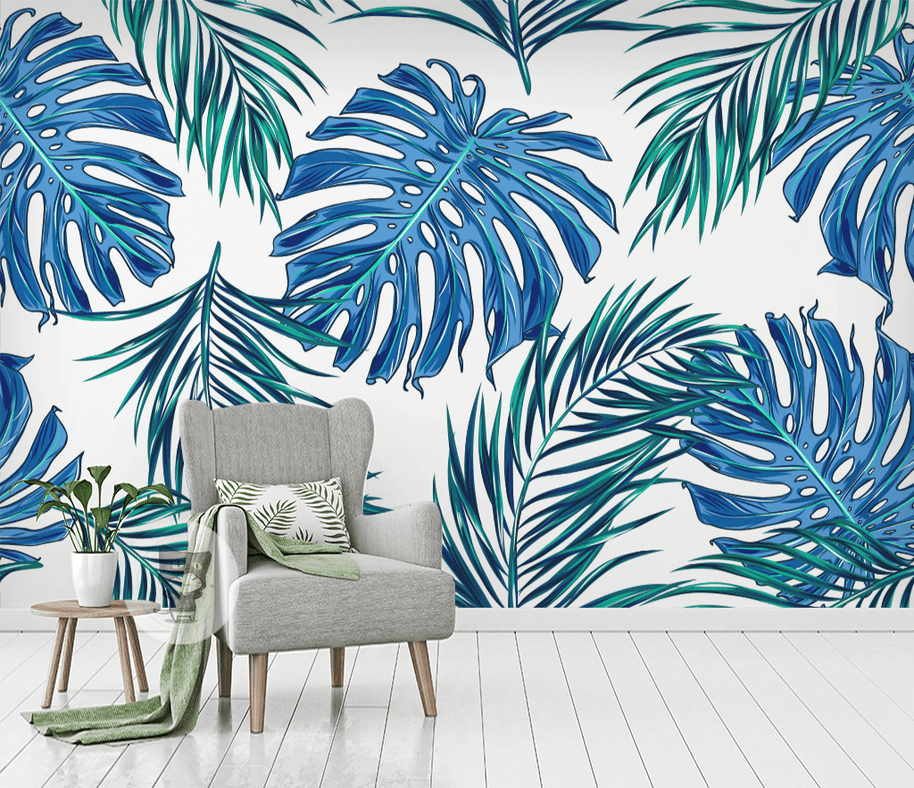 MinimalisticDecor.com-Maple Leaf Wallpaper Murals: Stunning Wall Decor
