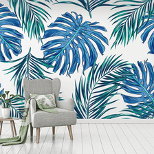 MinimalisticDecor.com-Maple Leaf Wallpaper Murals: Stunning Wall Decor