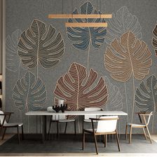 MinimalisticDecor.com-Maple Leafs Wallpaper Murals
