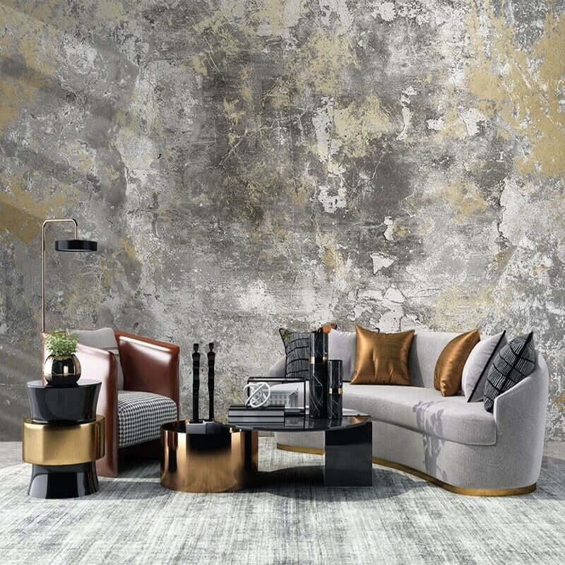 MinimalisticDecor.com-Marble Cement Wall Retro Wallpaper for Home Wall Decor