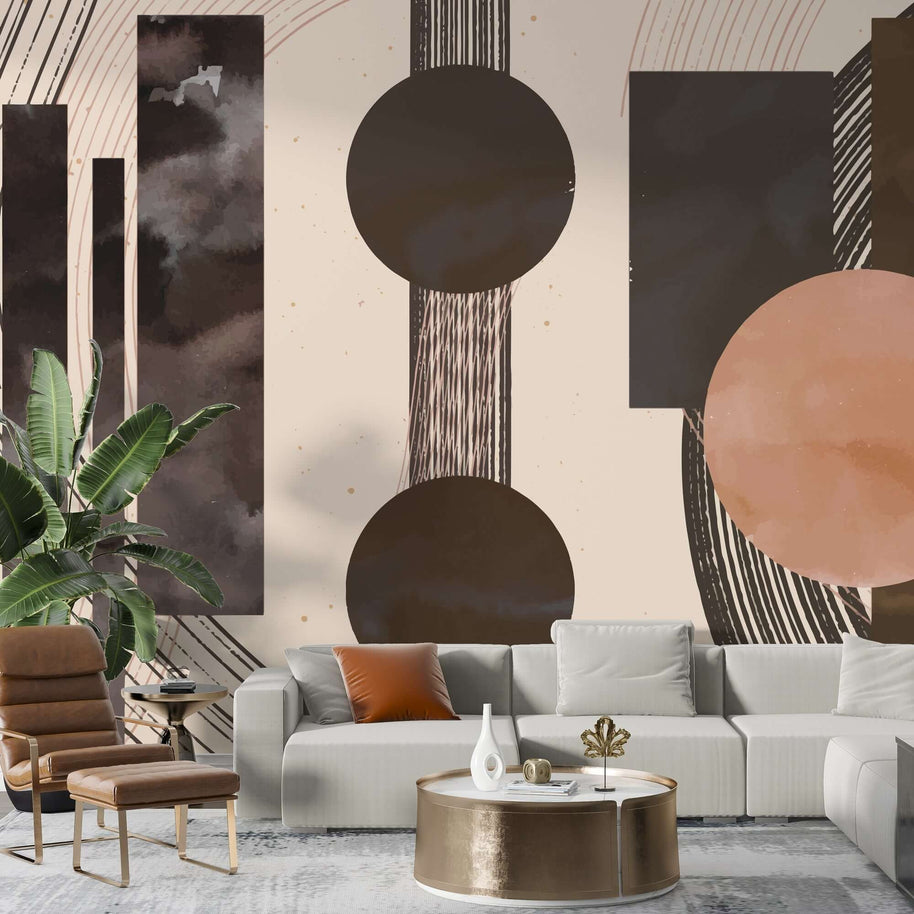 MinimalisticDecor.com-Matisse Bohemian Wallpaper Mural: Vibrant Décor