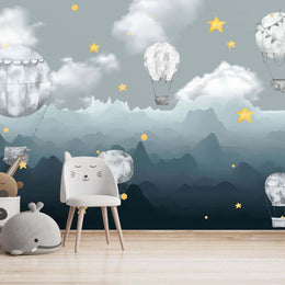 MinimalisticDecor.com-Midnight Dreams Wallpaper Mural - Transform Your Space