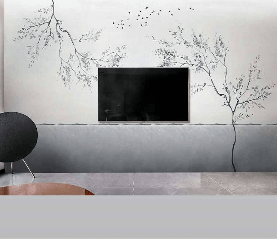 MinimalisticDecor.com-Minimalist Trees Wallpaper Murals - Elevate Your Space