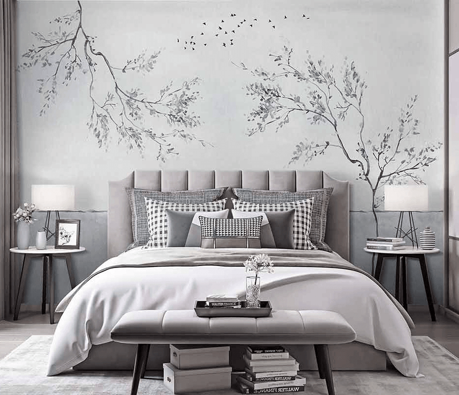 MinimalisticDecor.com-Minimalist Trees Wallpaper Murals - Elevate Your Space