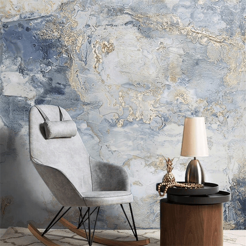 MinimalisticDecor.com-Misty Marble Wallpaper Mural - Enhance Your Walls