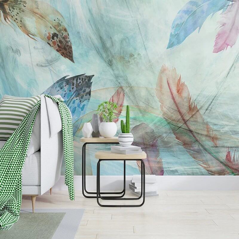 MinimalisticDecor.com-Misty Petals Wallpaper: Elevate Your Space