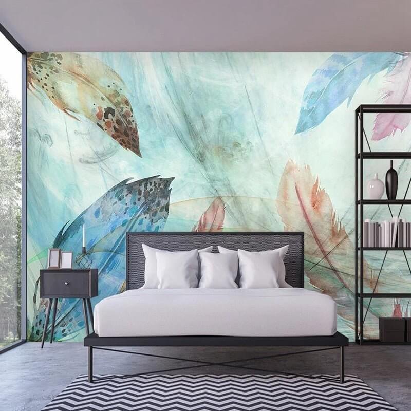 MinimalisticDecor.com-Misty Petals Wallpaper: Elevate Your Space