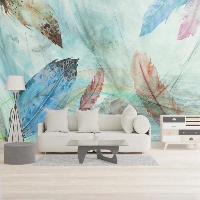 MinimalisticDecor.com-Misty Petals Wallpaper: Elevate Your Space