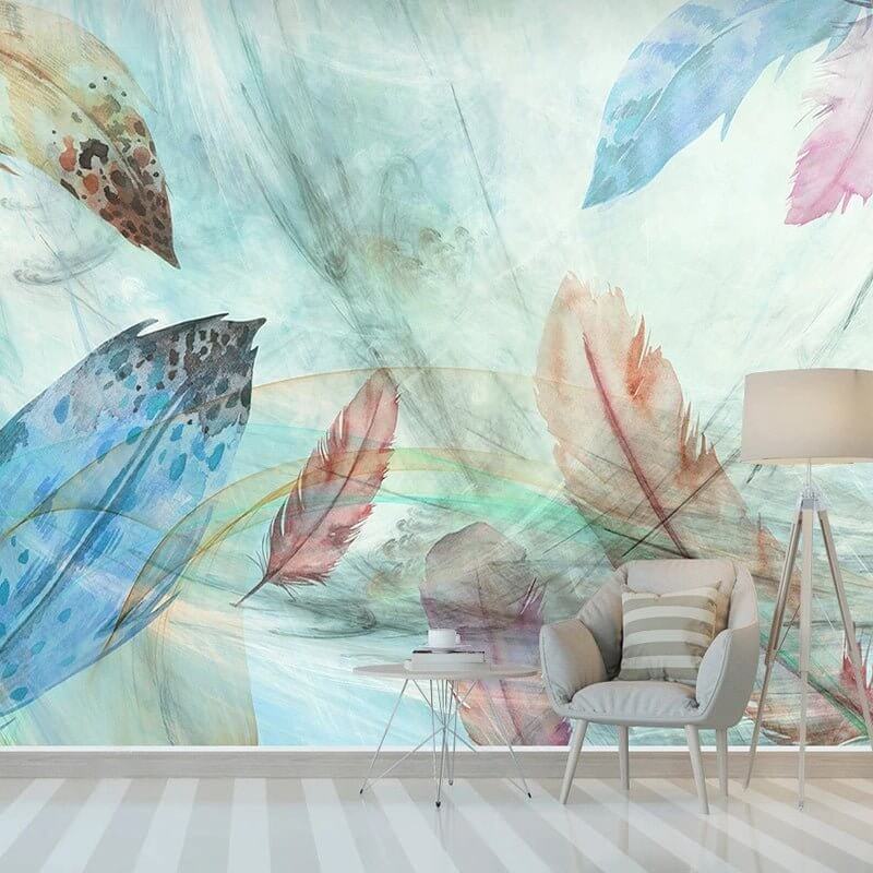 MinimalisticDecor.com-Misty Petals Wallpaper: Elevate Your Space