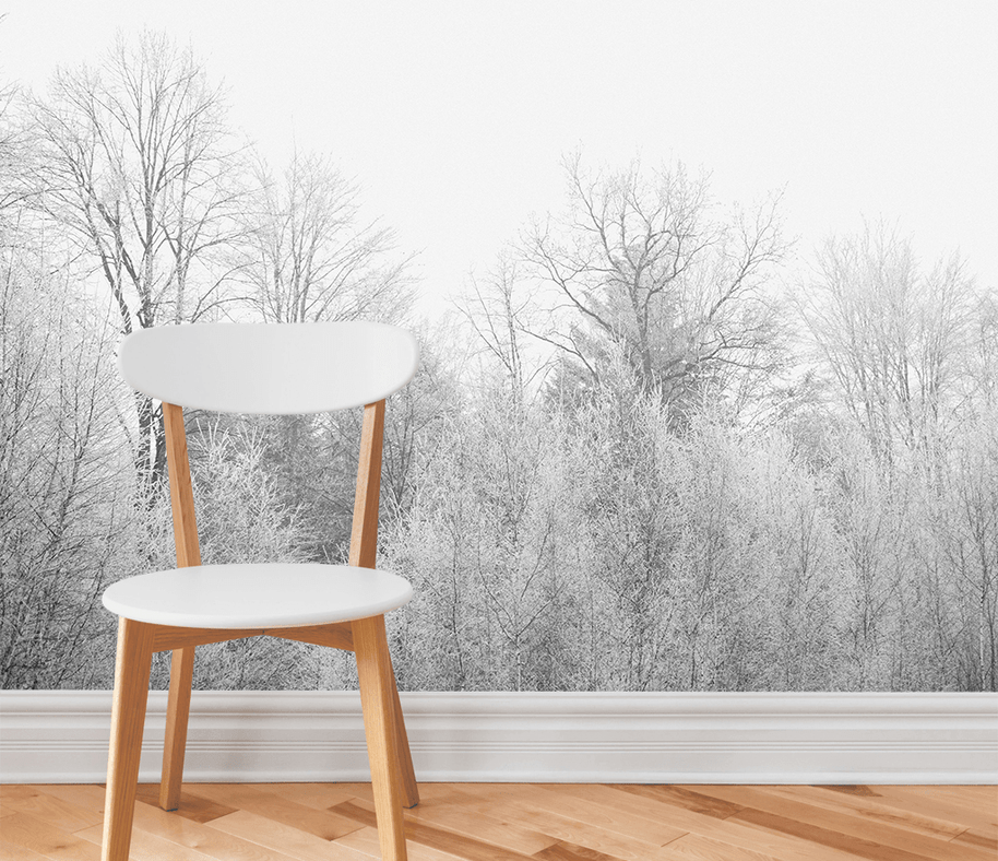 MinimalisticDecor.com-Misty Trees Wallpaper Murals: Transform Your Space