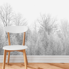 MinimalisticDecor.com-Misty Trees Wallpaper Murals: Transform Your Space