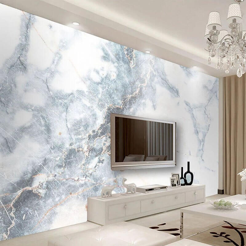 MinimalisticDecor.com-Modern Simple Marble Wallpaper for Home Wall Decor