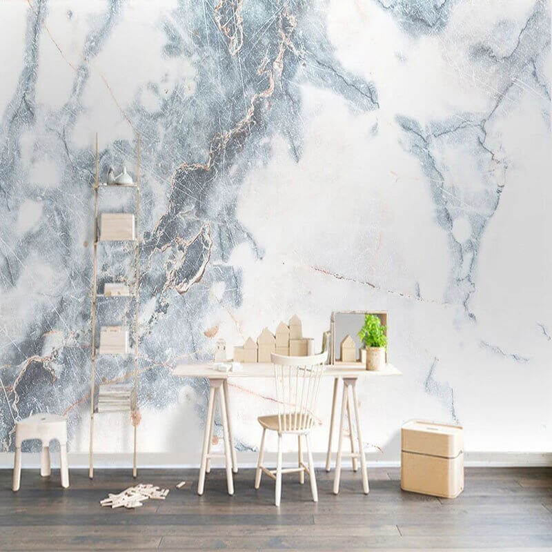 MinimalisticDecor.com-Modern Simple Marble Wallpaper for Home Wall Decor