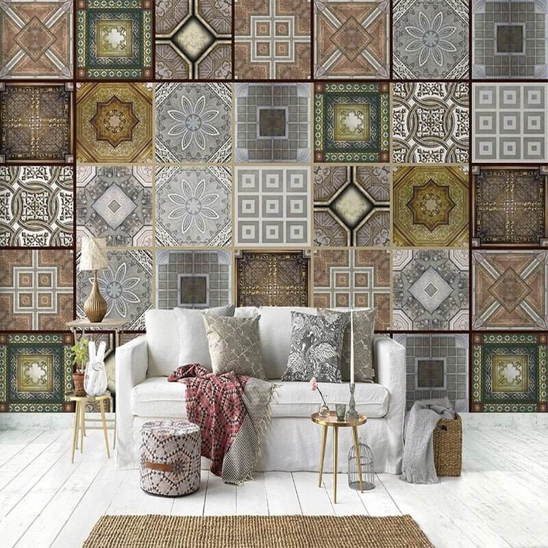 MinimalisticDecor.com-Moroccan Wallpaper Mural: Enhance Your Space