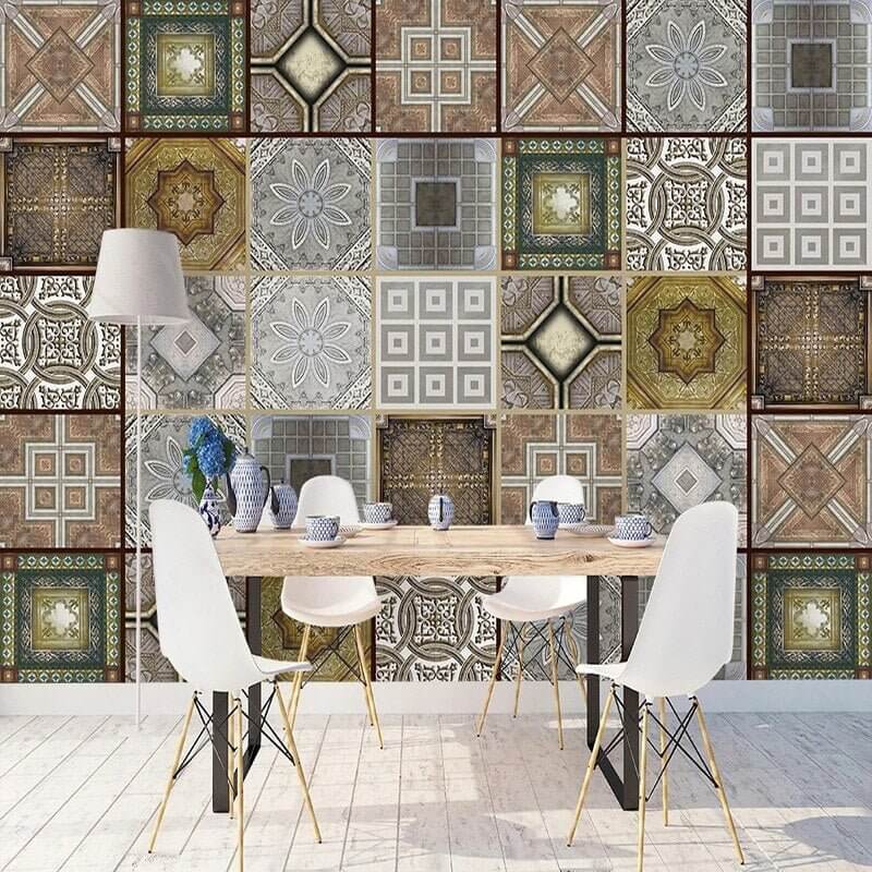 MinimalisticDecor.com-Moroccan Wallpaper Mural: Enhance Your Space