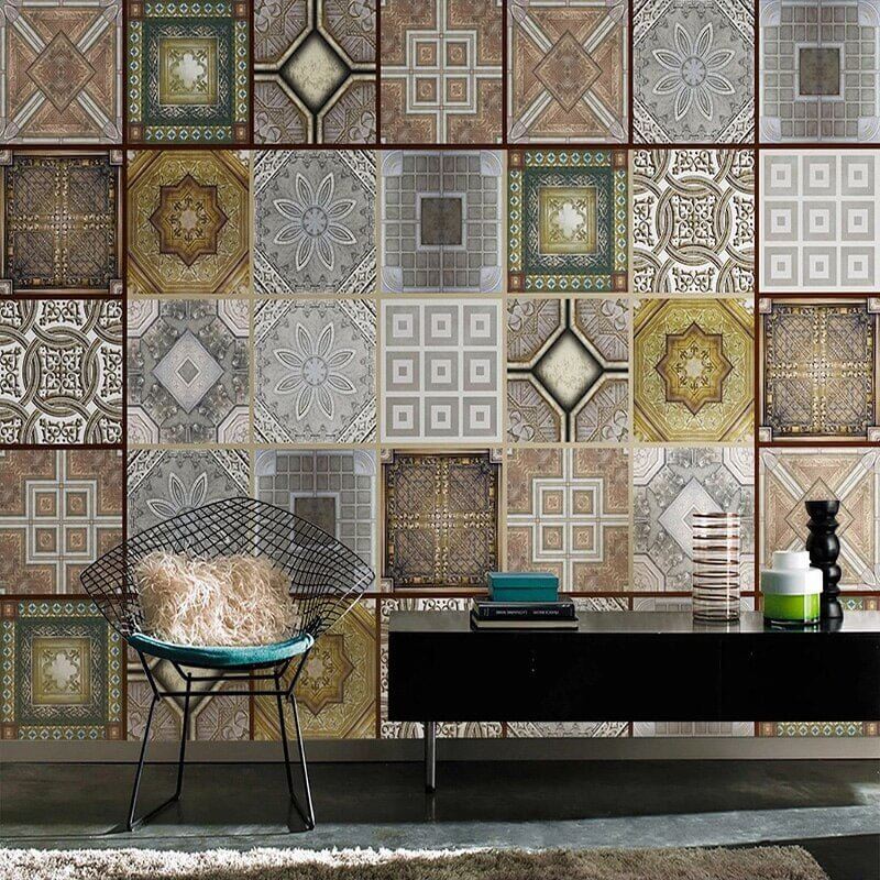 MinimalisticDecor.com-Moroccan Wallpaper Mural: Enhance Your Space