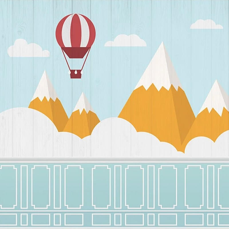 MinimalisticDecor.com-Mountain Peaks Kids Nursery Wallpaper: A Scenic Wonderland