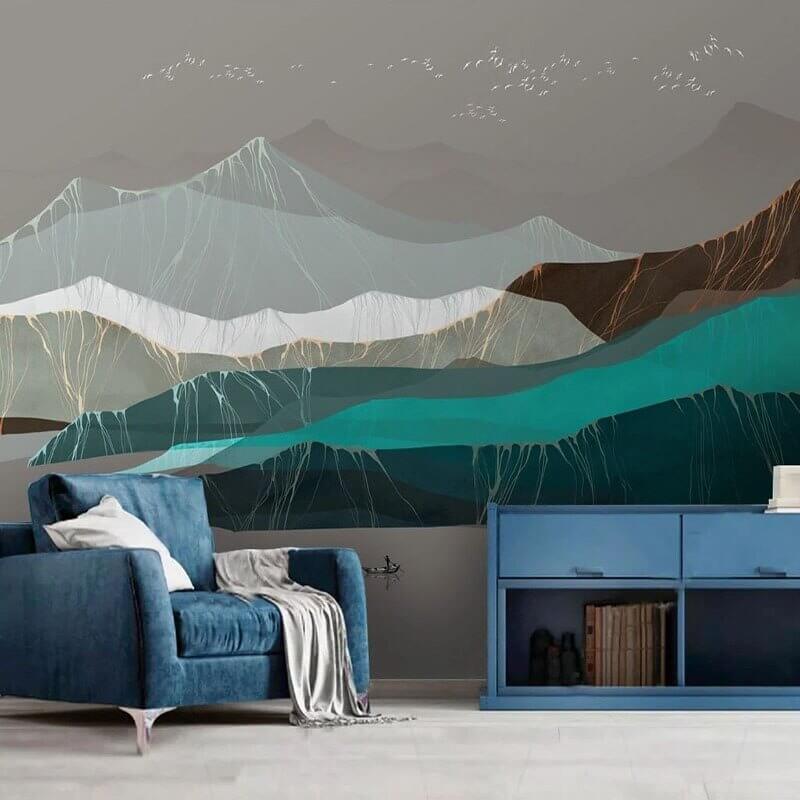 MinimalisticDecor.com-Mountains Wallpaper for Home Wall Decor