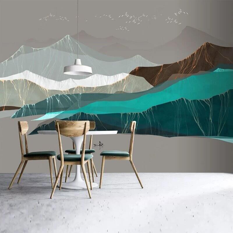 MinimalisticDecor.com-Mountains Wallpaper for Home Wall Decor