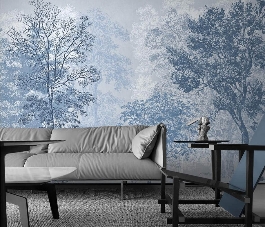 MinimalisticDecor.com-Mystic Moonlight Meadow Wallpaper - Transform Your Space