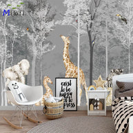 MinimalisticDecor.com-Nighttime Jungle Adventures Wallpaper
