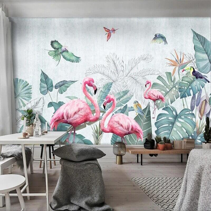 MinimalisticDecor.com-Nordic Hand Painted Wallpaper for Home Wall Decor