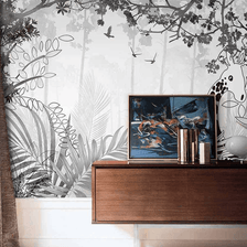 MinimalisticDecor.com-Nordic Jungle Wallpaper Murals - Transform Your Space