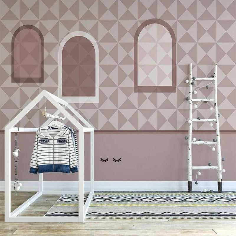 MinimalisticDecor.com-Nursery Wallpaper Peel and Stick - Windows Open