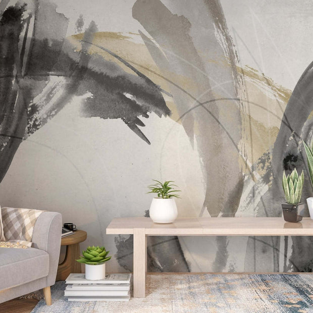 MinimalisticDecor.com-Paint Brush Wallpaper Mural Meticulously Crafted