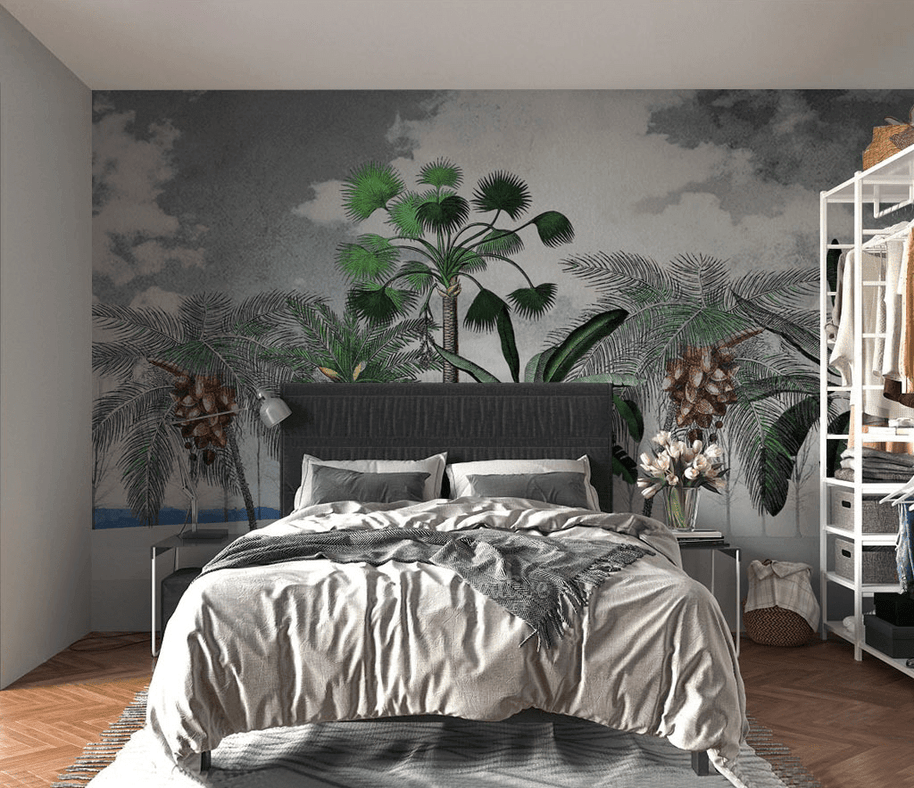 MinimalisticDecor.com-Paradise Dream: Tropical Wallpaper Murals