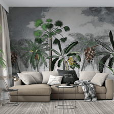 MinimalisticDecor.com-Paradise Dream: Tropical Wallpaper Murals