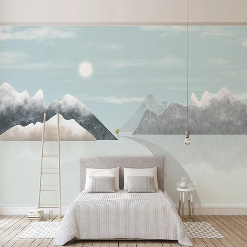 MinimalisticDecor.com-Passage to Mountains Wallpaper: Transform Your Space