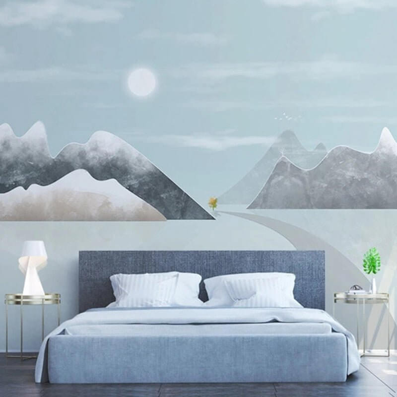 MinimalisticDecor.com-Passage to Mountains Wallpaper: Transform Your Space