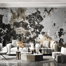 MinimalisticDecor.com-Patch Stone Design - Marble Wallpaper Murals
