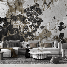 MinimalisticDecor.com-Patch Stone Design - Marble Wallpaper Murals