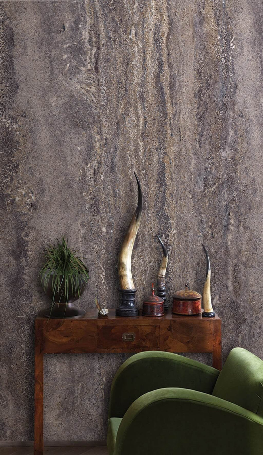 MinimalisticDecor.com-Pink Granite Stone Wallpaper Mural