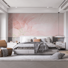 MinimalisticDecor.com-Pink Marble Stone - Marble Wallpaper Murals