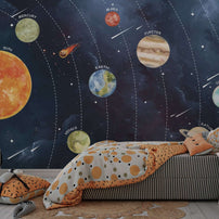 MinimalisticDecor.com-Planets: Kids Room Wallpaper Mural – Explore the Cosmos