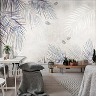 MinimalisticDecor.com-Plant Leaf 3D Wallpaper for Home Wall Decor