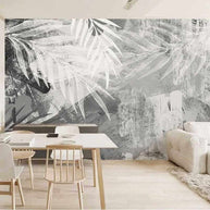 MinimalisticDecor.com-Plant Wallpaper Mural: Enhance Your Space