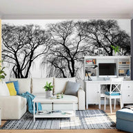 MinimalisticDecor.com-Premium Black Tree Wallpaper – Enhance Your Space