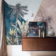MinimalisticDecor.com-Rainforest Palm Trees Wallpaper for Home Wall Decor